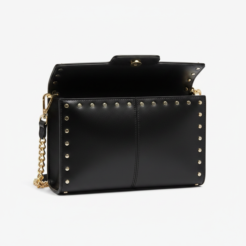 Parfois black plain crossbody bag with flap by Flowrista Dubai