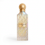 Cullinan Diamond Iris 150 ml pale iridescent faceted perfume bottle with spherical gold cap