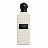 White Regent Diamond 150 ml ivory textured perfume bottle with round black cap