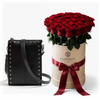 Parfois Black Crossbody with Flowrista Red Roses Box