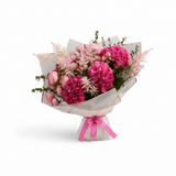 Pink Hydrangea Bouquet Only - White Background